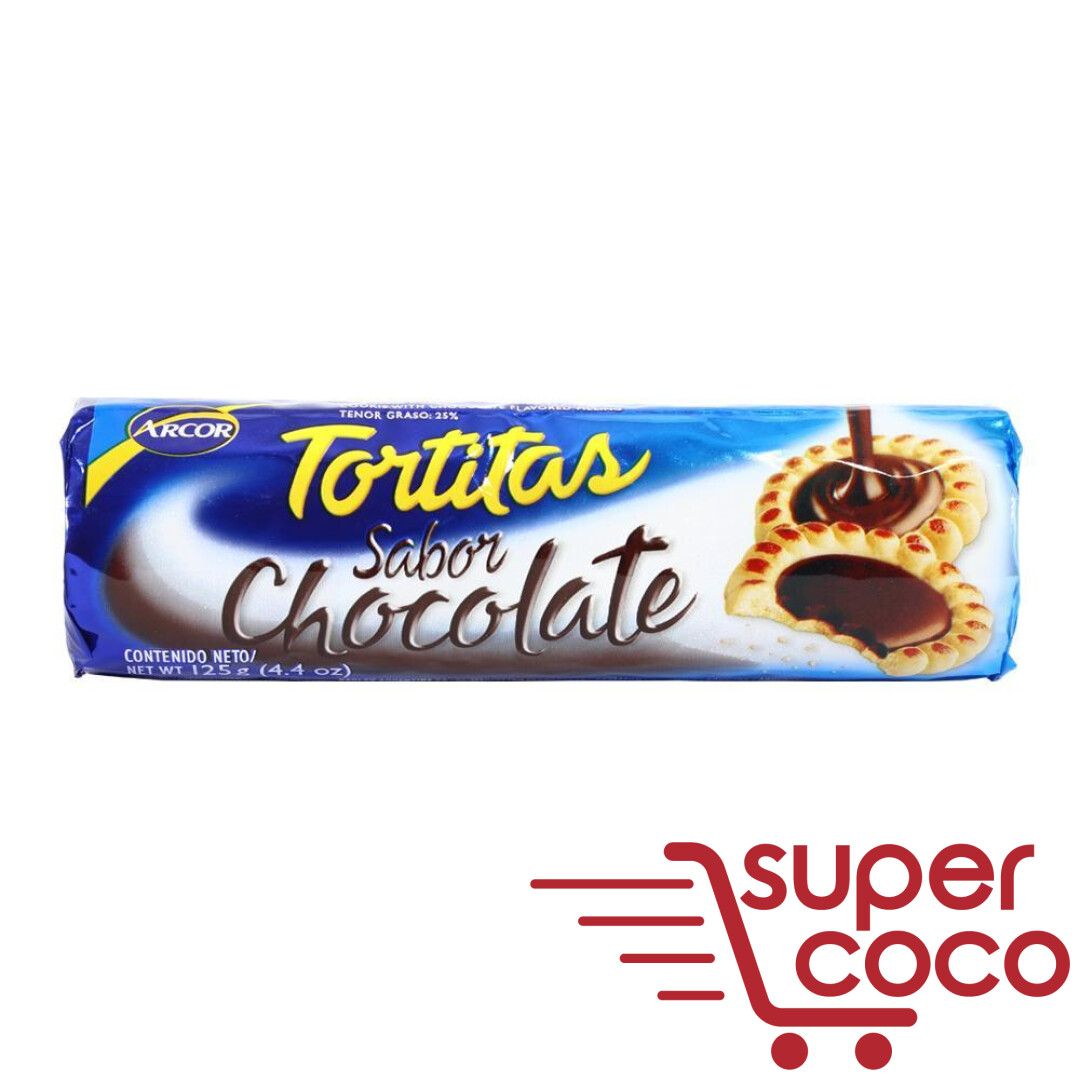 Arcor Galletitas Tortitas De Chocolate 125G