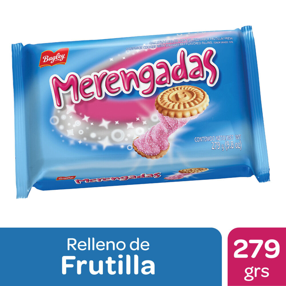 Bagley Galletitas 3 X 93 Gr Merengadas 279GR