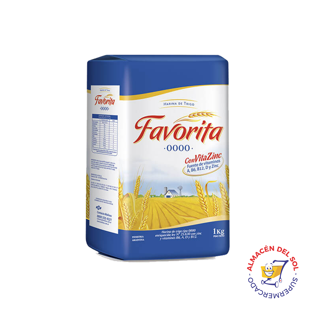 Favorita Harina 0000 1 Kg