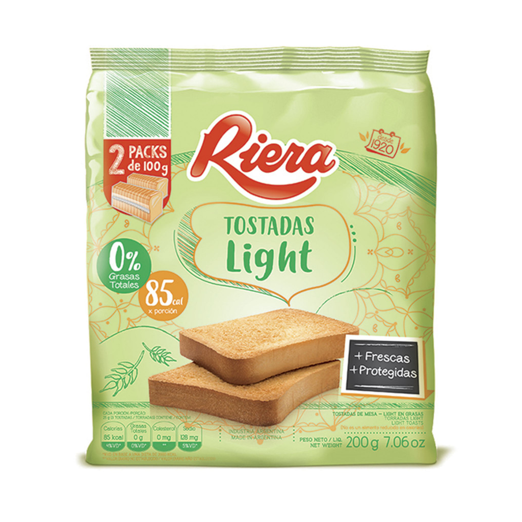 Riera Tostadas Light 200 G