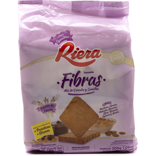 Tostadas Fibras Riera X 200g
