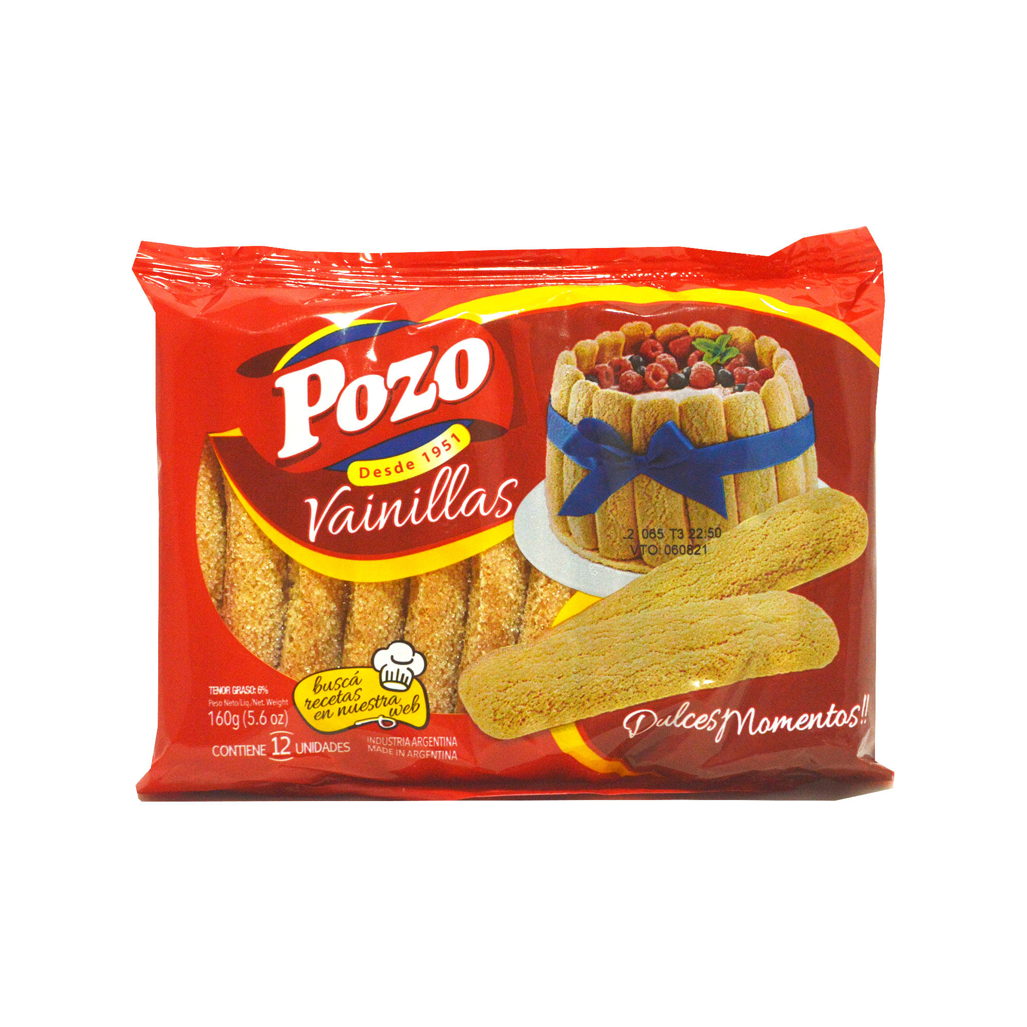 Pozo Vainillas 160 Gr