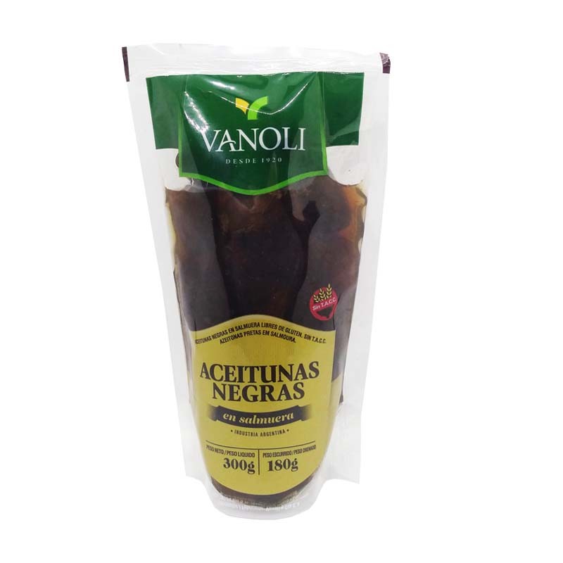 Vanoli Aceituna Negra Doy Pack X300g