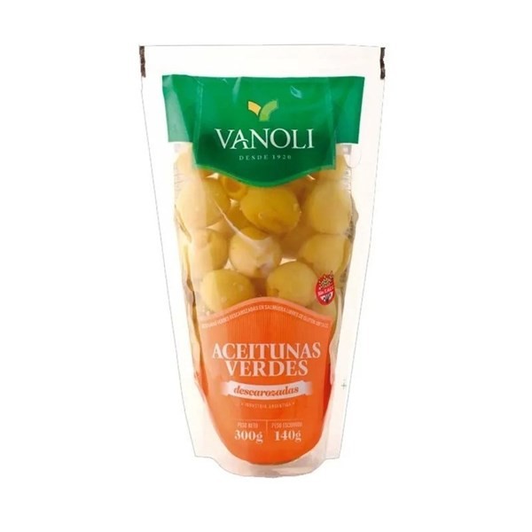 Vanoli Aceitunas Descarozadas Doy Pack 300 Grs