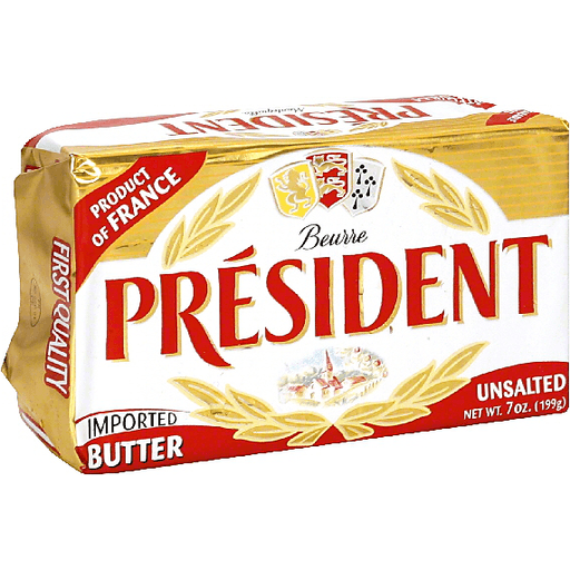 President Unsalted Butter, 7 Oz