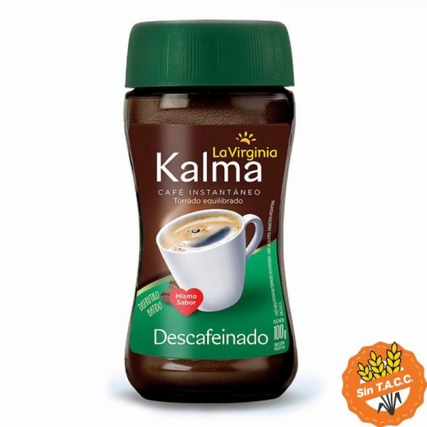 La Virginia Cafe Kalma Instantaneo Descafeinado