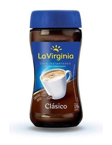 La Virginia Café Instantáneo Clásico Frasco - 170 Gr