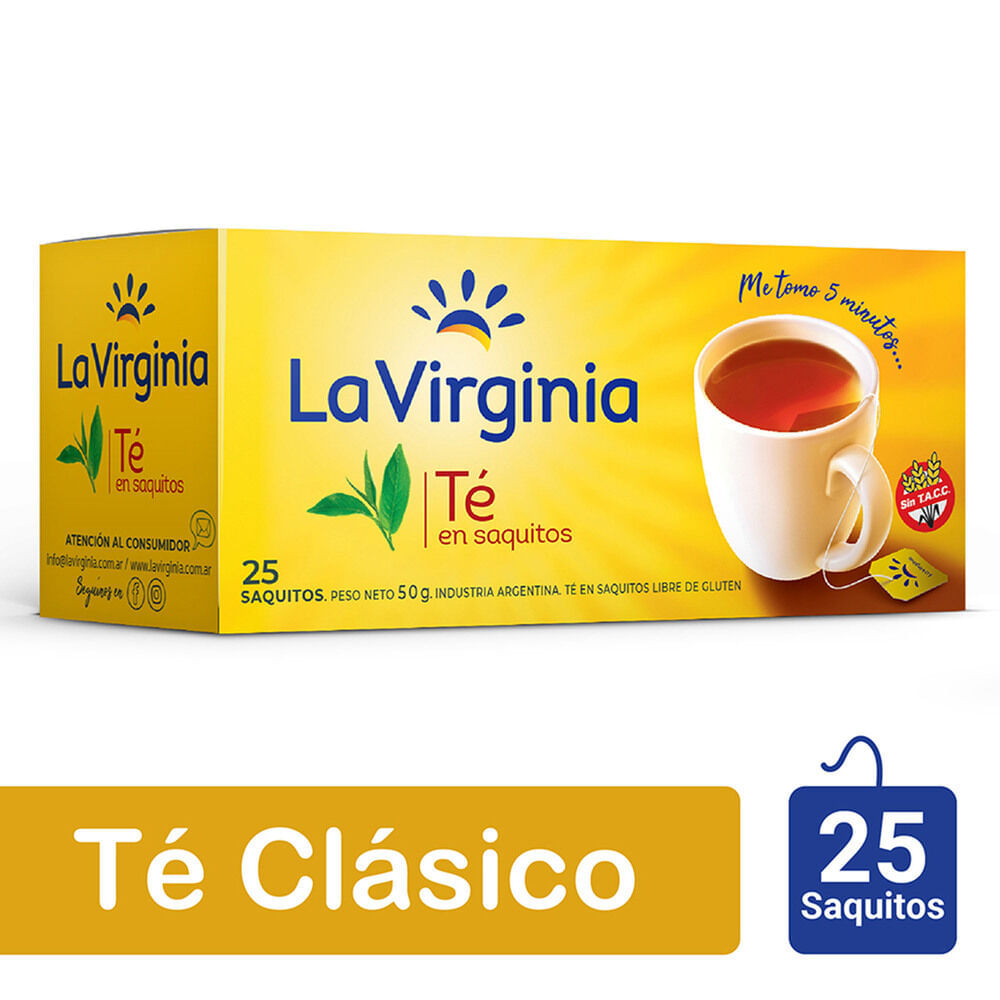 La Virginia Te En Saquitos X25 Un