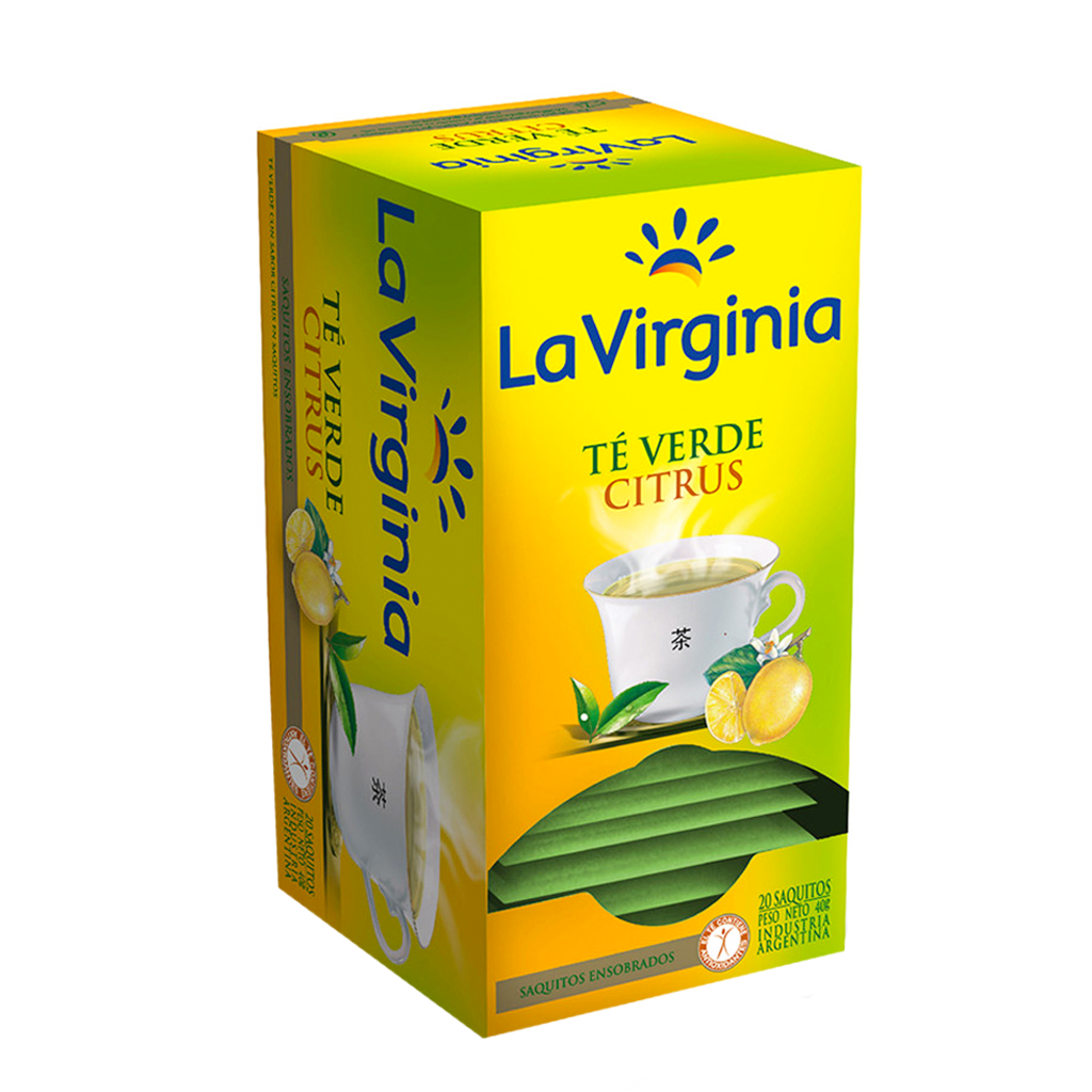 La Virginia Te Verde Saquitos X 20