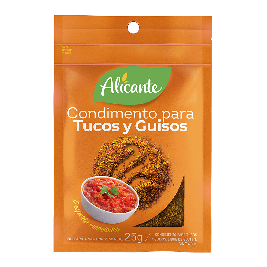 Alicante Condimento Para Tucos Y Guisos
