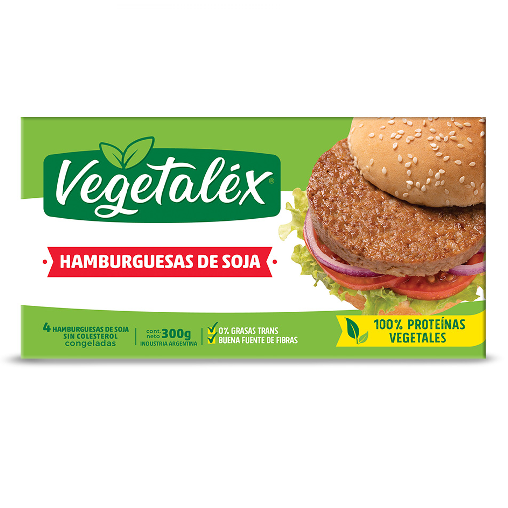 Vegetalex Hamburguesas De Soja X300gr