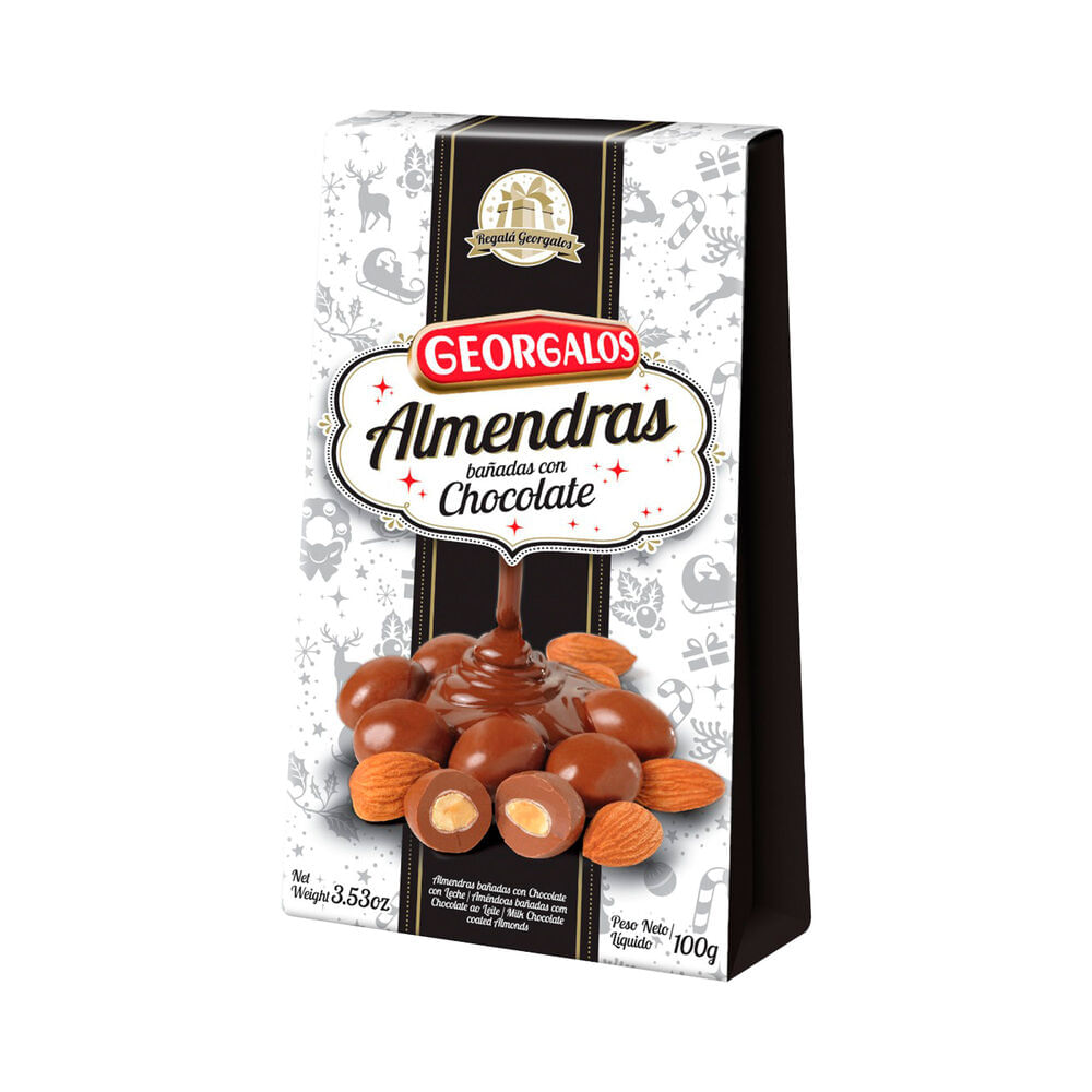Georgalos Almendras Bañadas Con Chocolate, 100 G