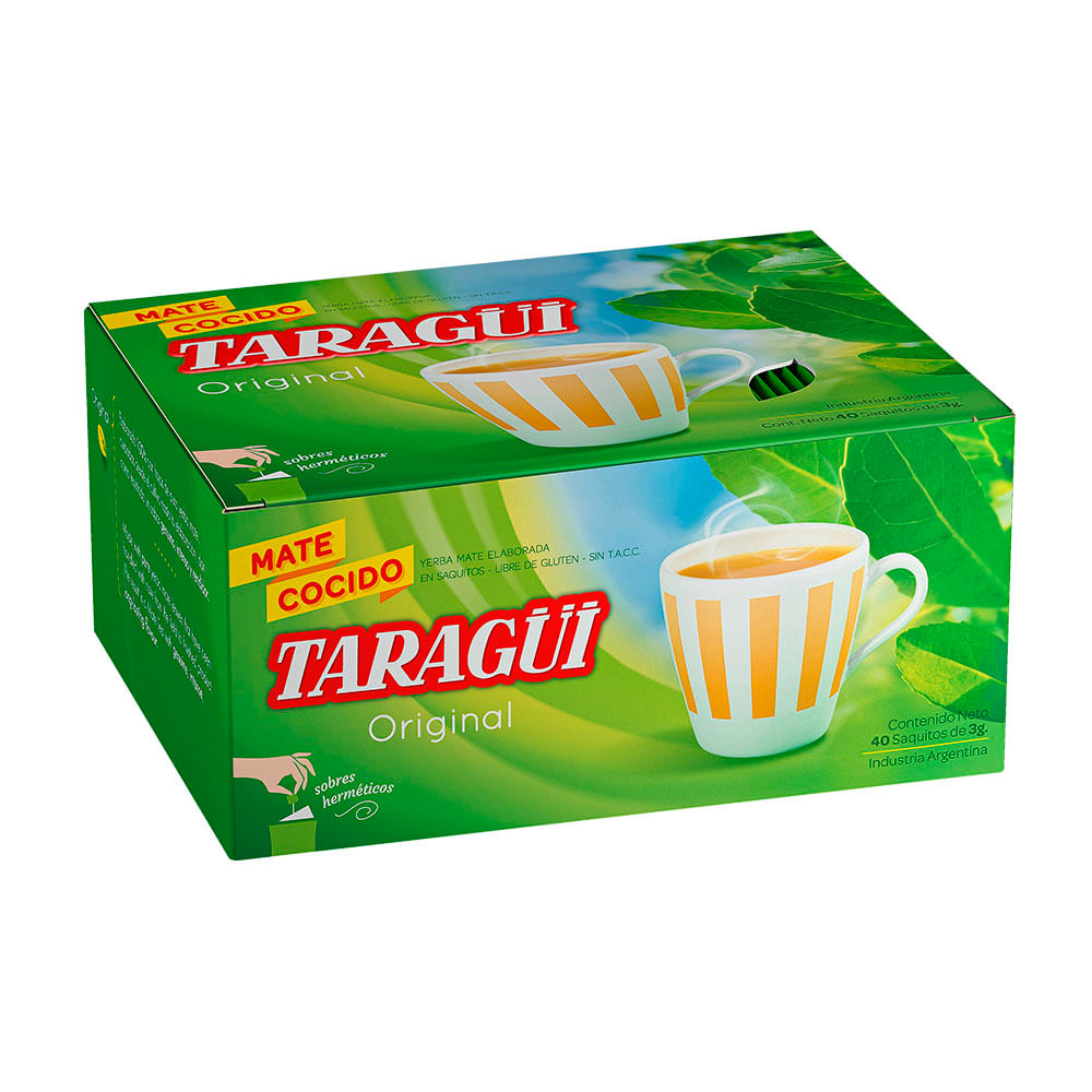 Taragui Mate Cocido X 40 Saquitos