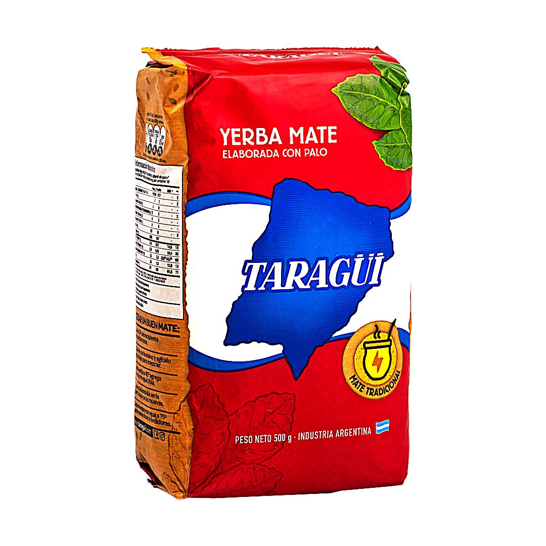 Taragui Yerba Mate Con Palo 500 G