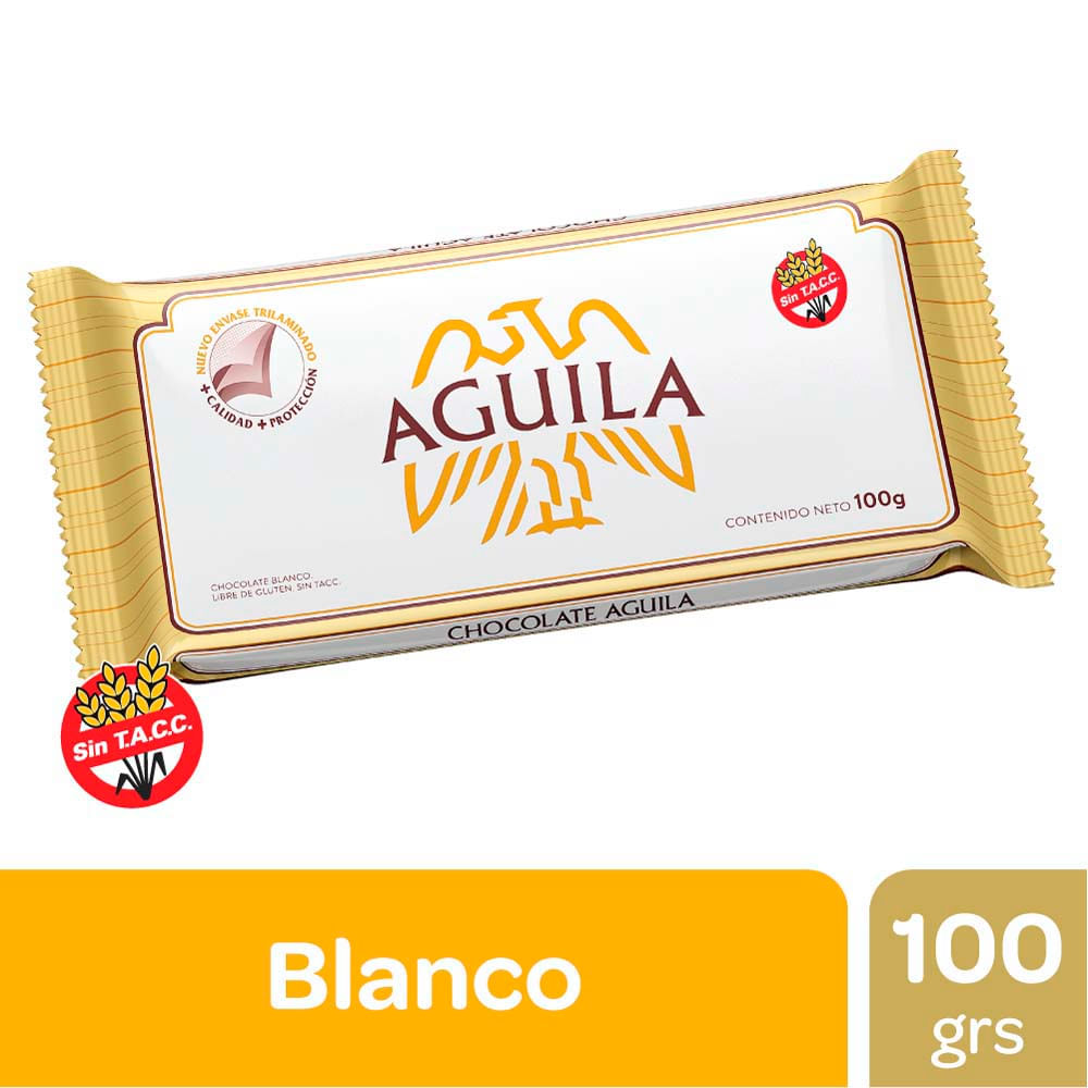 Águila Chocolate Aguila Blanco 100 Gr