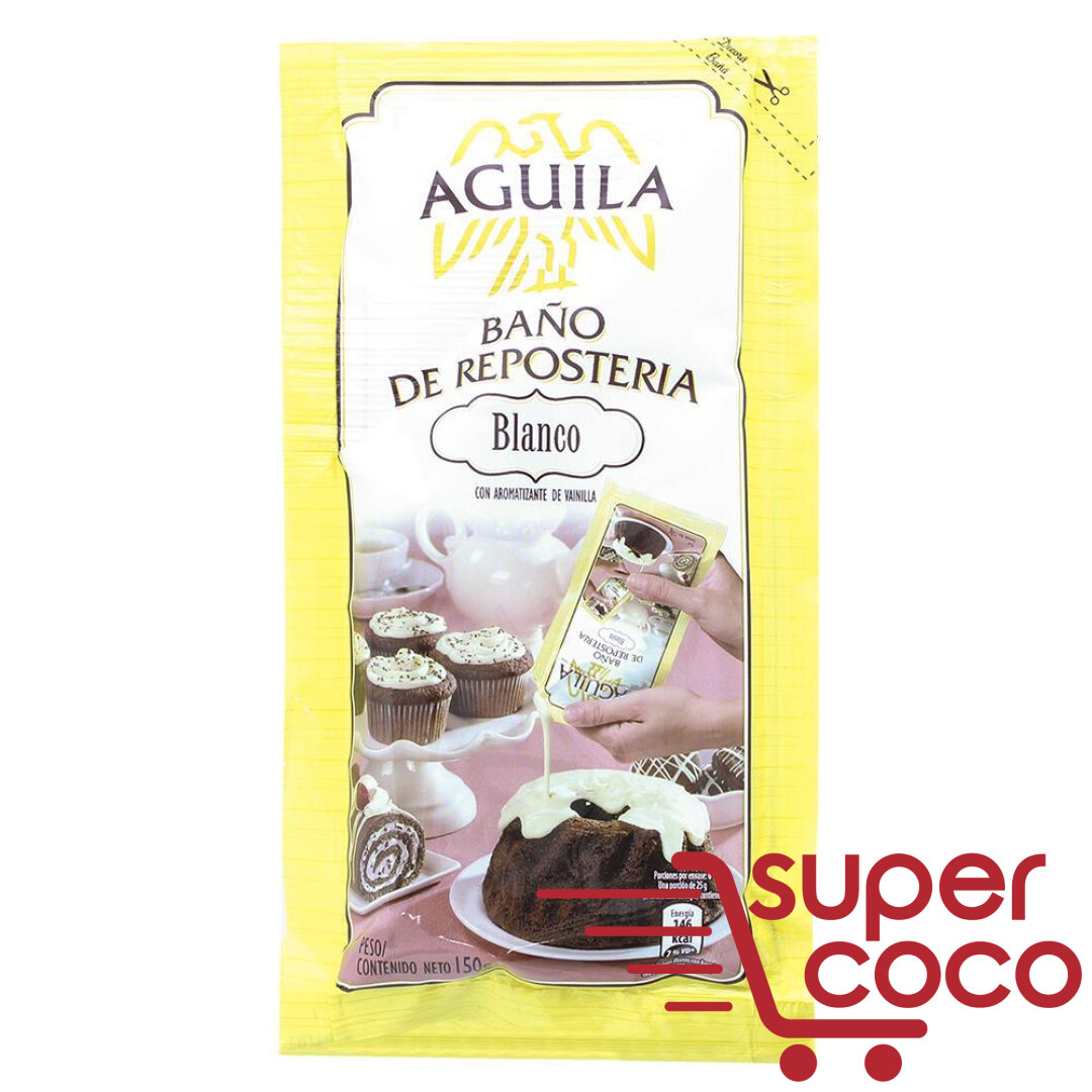 Aguila Baño De Repostería Blanco 150 Gr