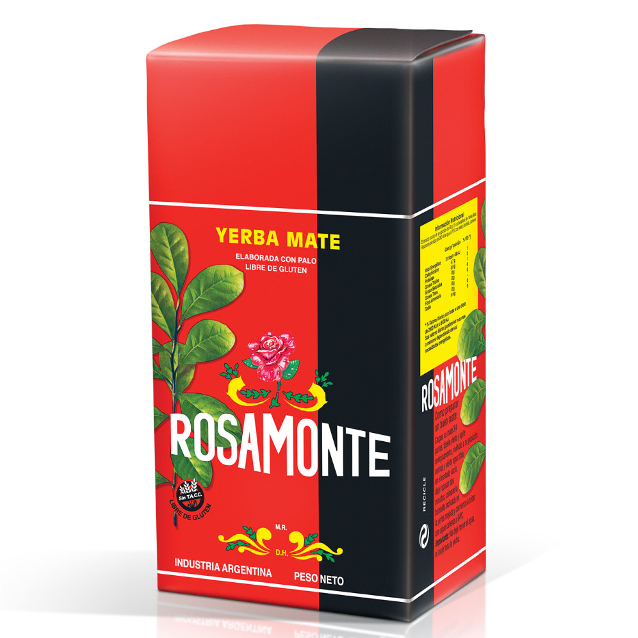 Rosamonte Yerba Mate Con Palo 1 Kg