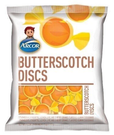 Arcor Candy 8oz - Butterscotch Discs