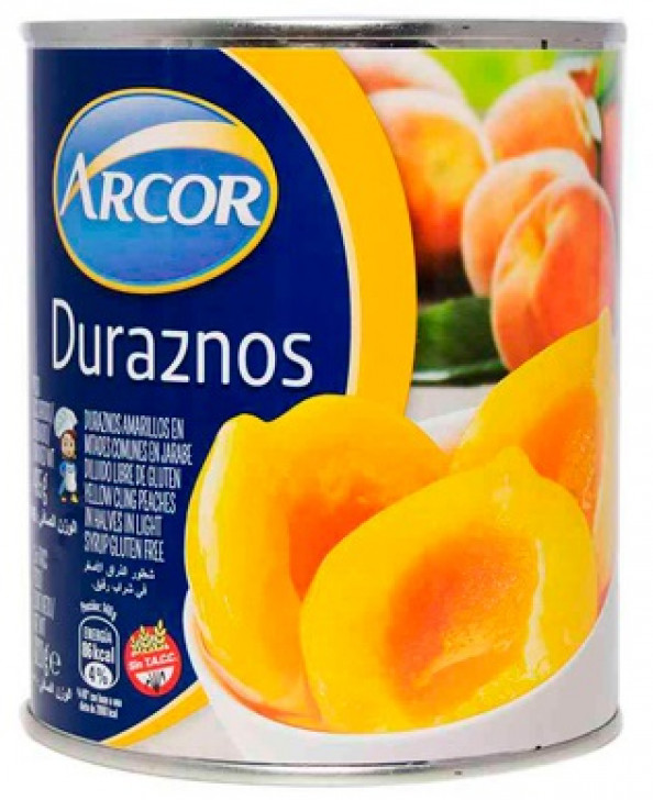 Arcor Duraznos En Mitades Lata - 820 G
