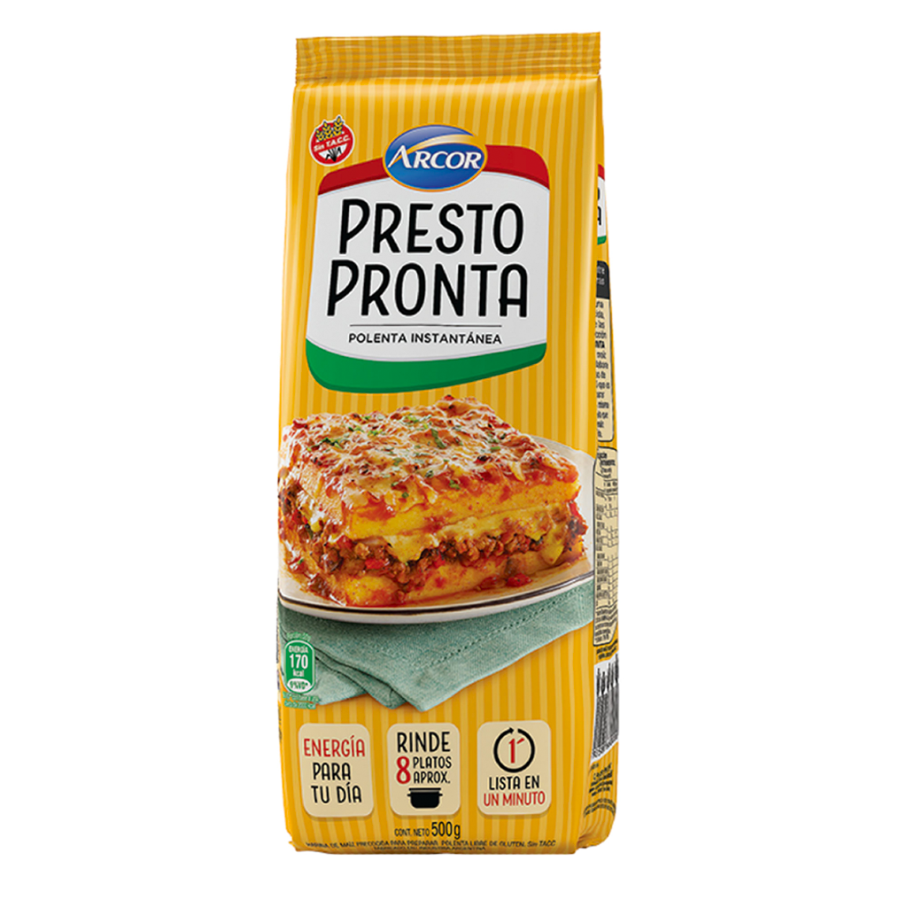 Arcor Polenta Presto Pronta 500g