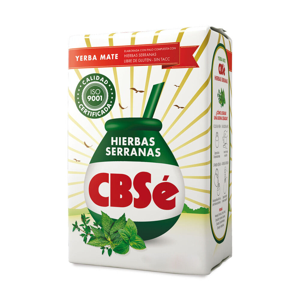 CBSé Yerba Mate Con Hierbas Serranas 1 Kg