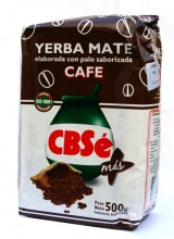 CBSe Yerba Mate Elaborada Con Palo Cafe Coffee Flavored 500g(1.1 Lbs)