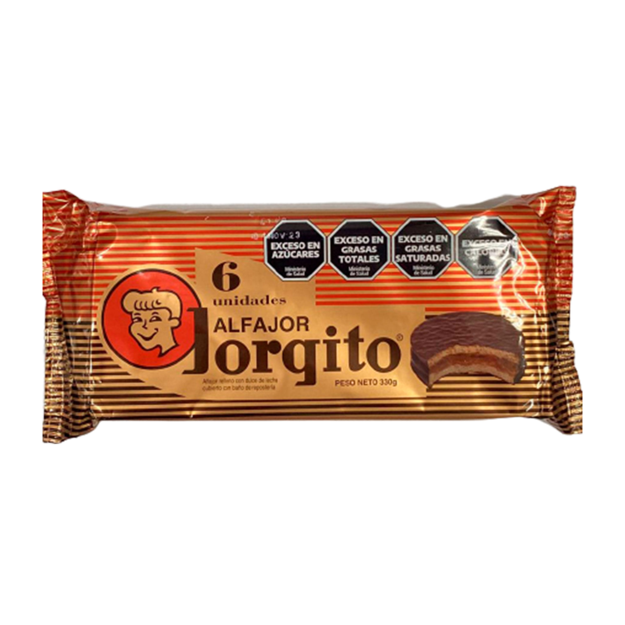 Jorgito Alfajor Chocolate 6 U