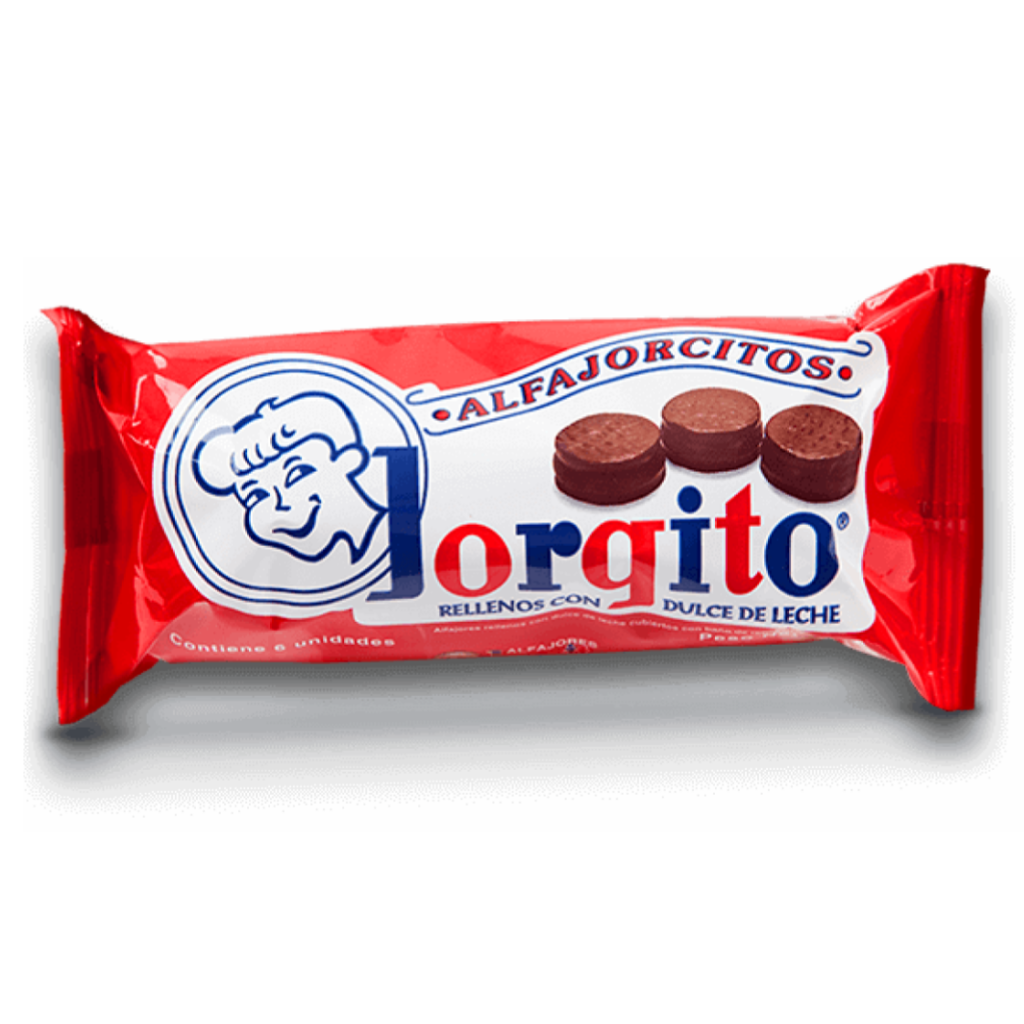 Jorgito Mini Alfajorcitos Cubiertos De Chocolate Negro, 155 G