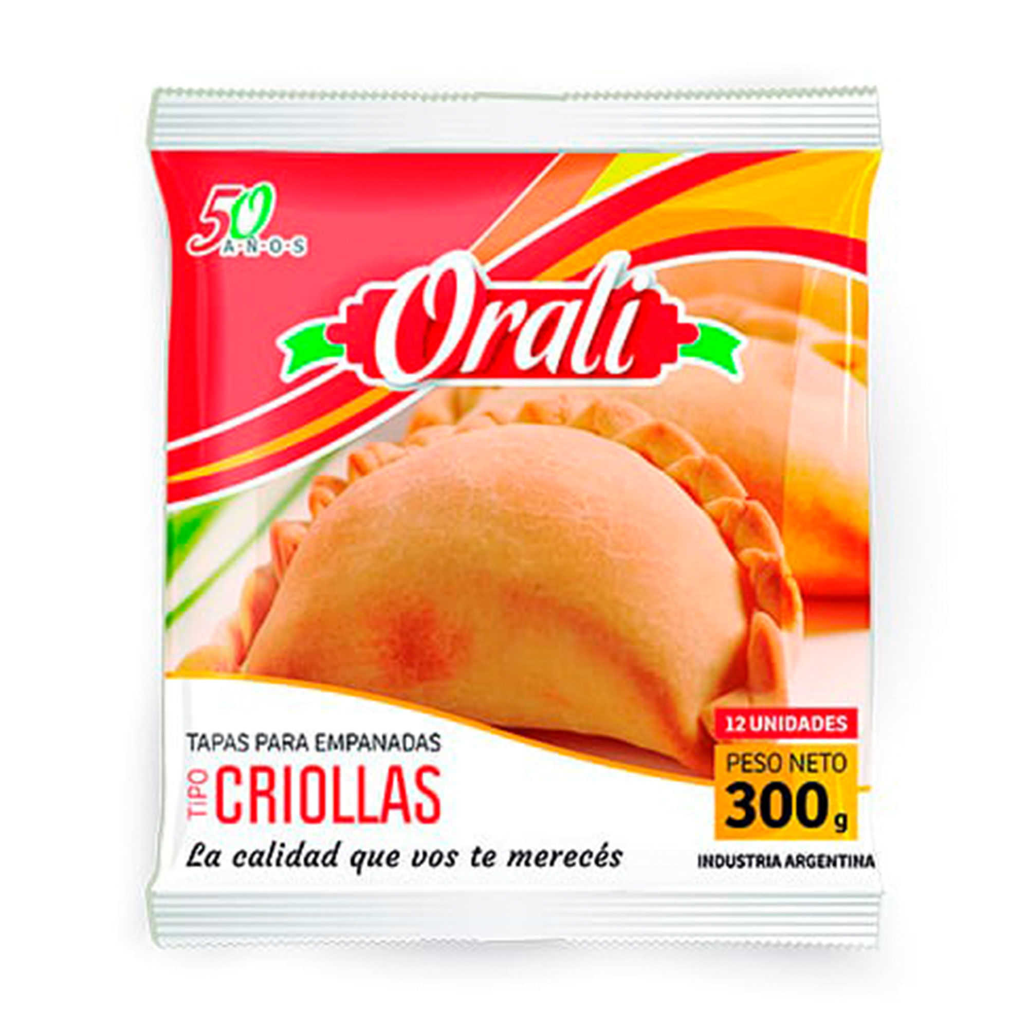 Orali Tapas Para Empanadas Criollas X 12 Uni