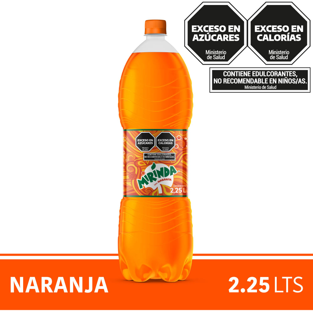 Mirinda Gaseosa Naranja 2,25 L