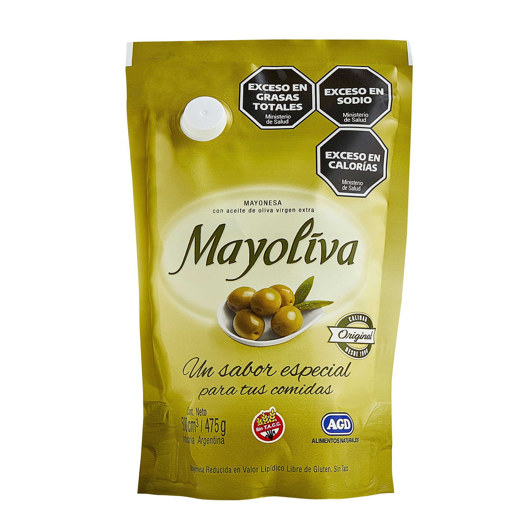 AGD Mayonesa Mayoliva Con Oliva Pouch 455 Gr