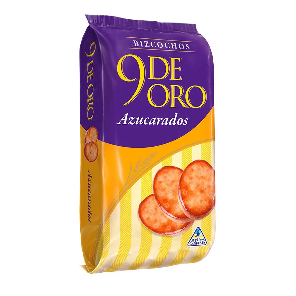 9 de Oro Bizcochos Azucarados, 210 G