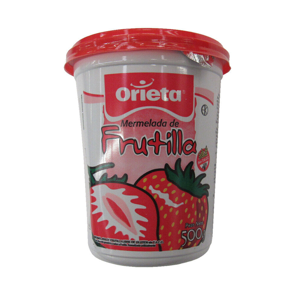 Orieta Mermelada De Frutilla Pote 500 G