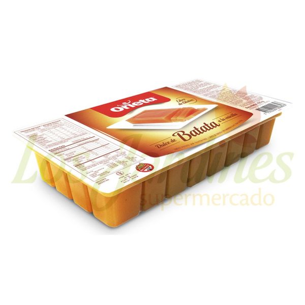 Atributo Dulce De Batata Orieta C/vainilla 500gr