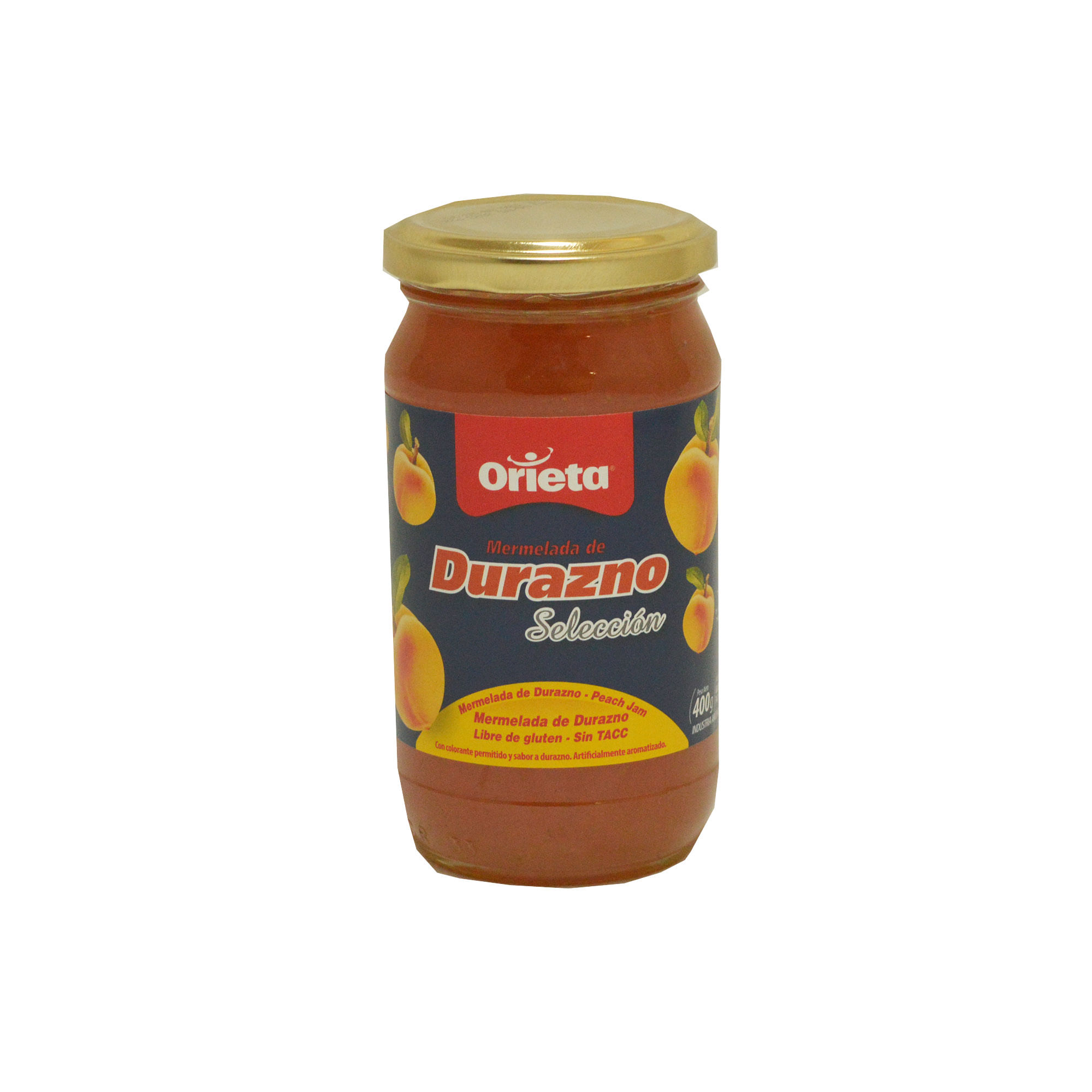 Orieta Mermelada De Durazno Frasco 400 G