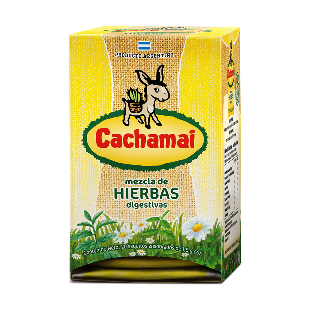 Cachamai Té De Hierbas Digestivas Amarillo X 20Un