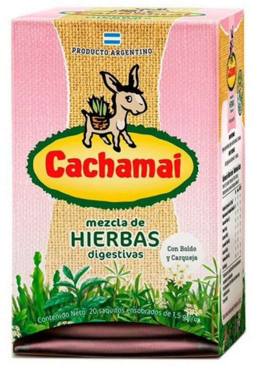 Cachamai Te Rosa Mezcla De Hierbas Digestivas X 20 Saquitos