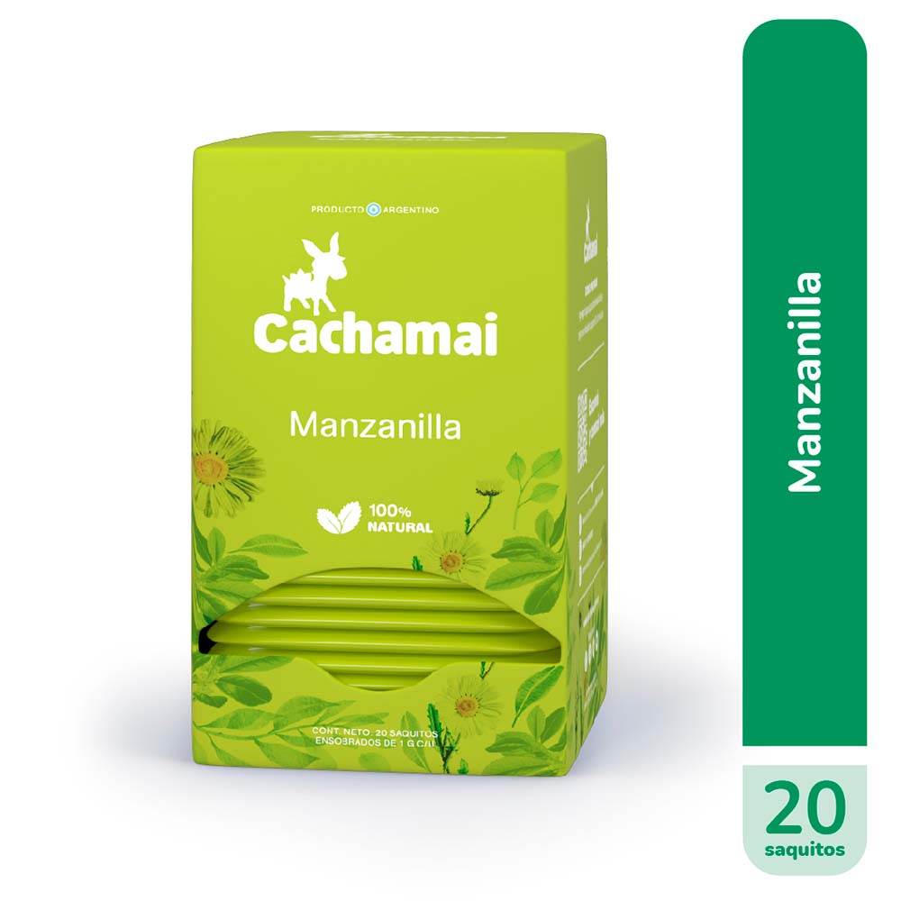 Cachamai Te De Manzanilla X20 Saquitos
