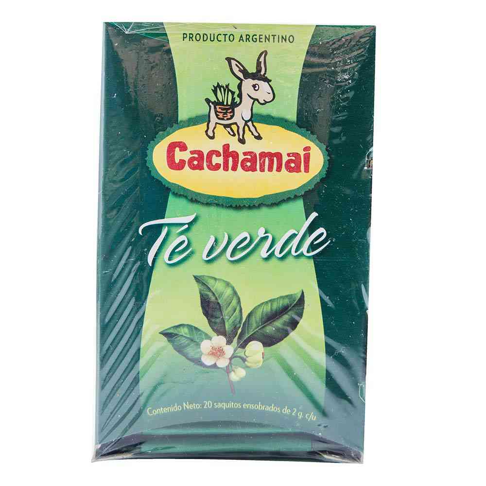 Cachamai Classic Green Tea, 20 Tea Bags