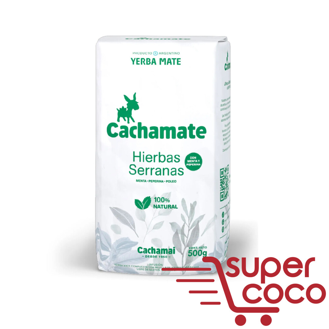 Cachamai 1.1 Lbs Cachamate Serranas Herbal Blend Yerba Mate (500g)