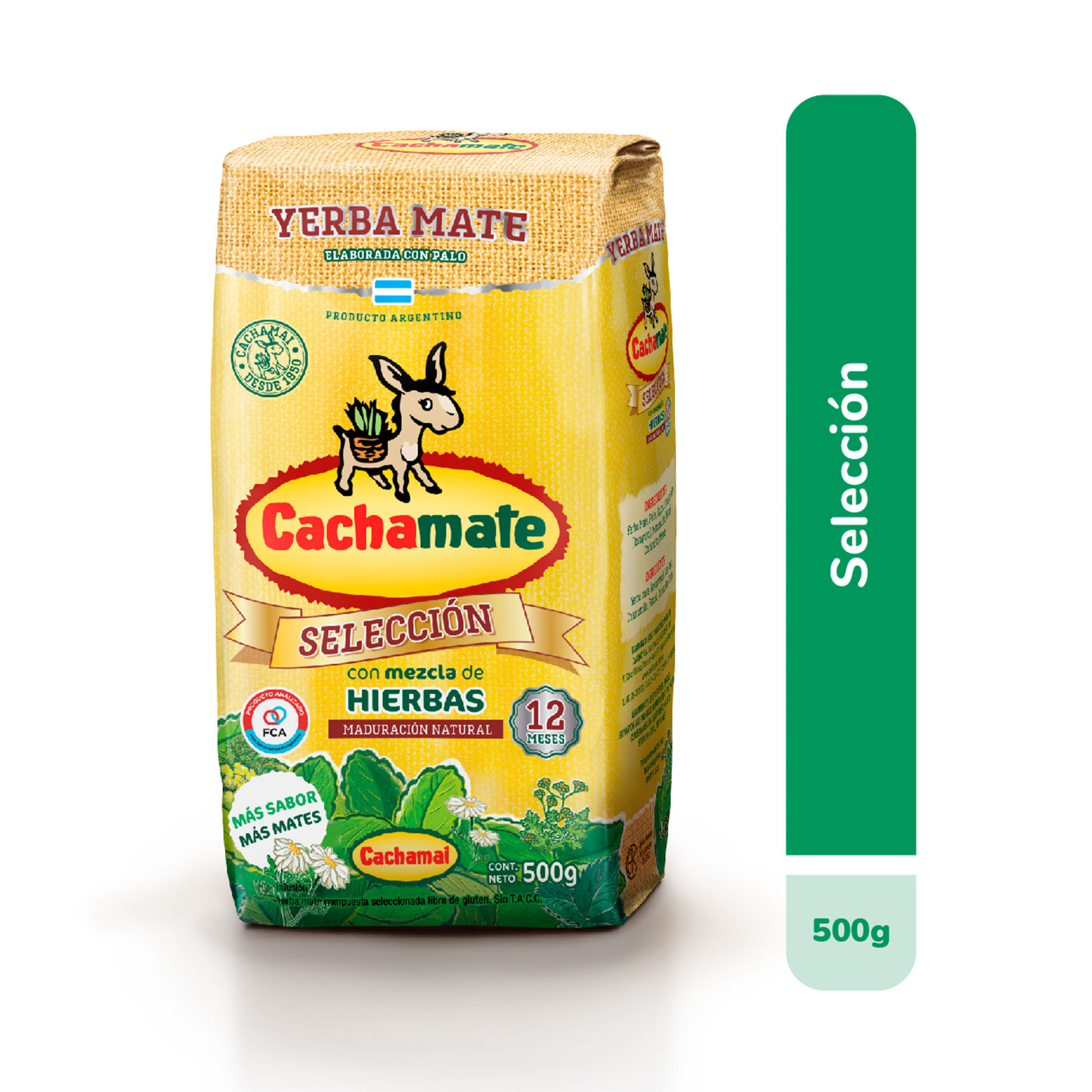 Cachamai Yerba Mate Cachamate Selección 500 G