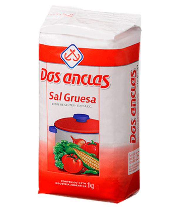 Dos Anclas Sal Gruesa Paquete 1 Kg
