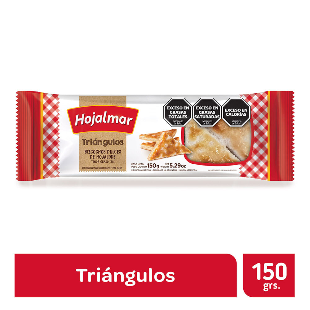 Hojalmar Galletitas De Hojaldre Triangulos 150 G