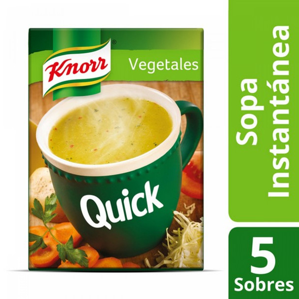 Knorr Sopa Quick 5x65g. Vegetales