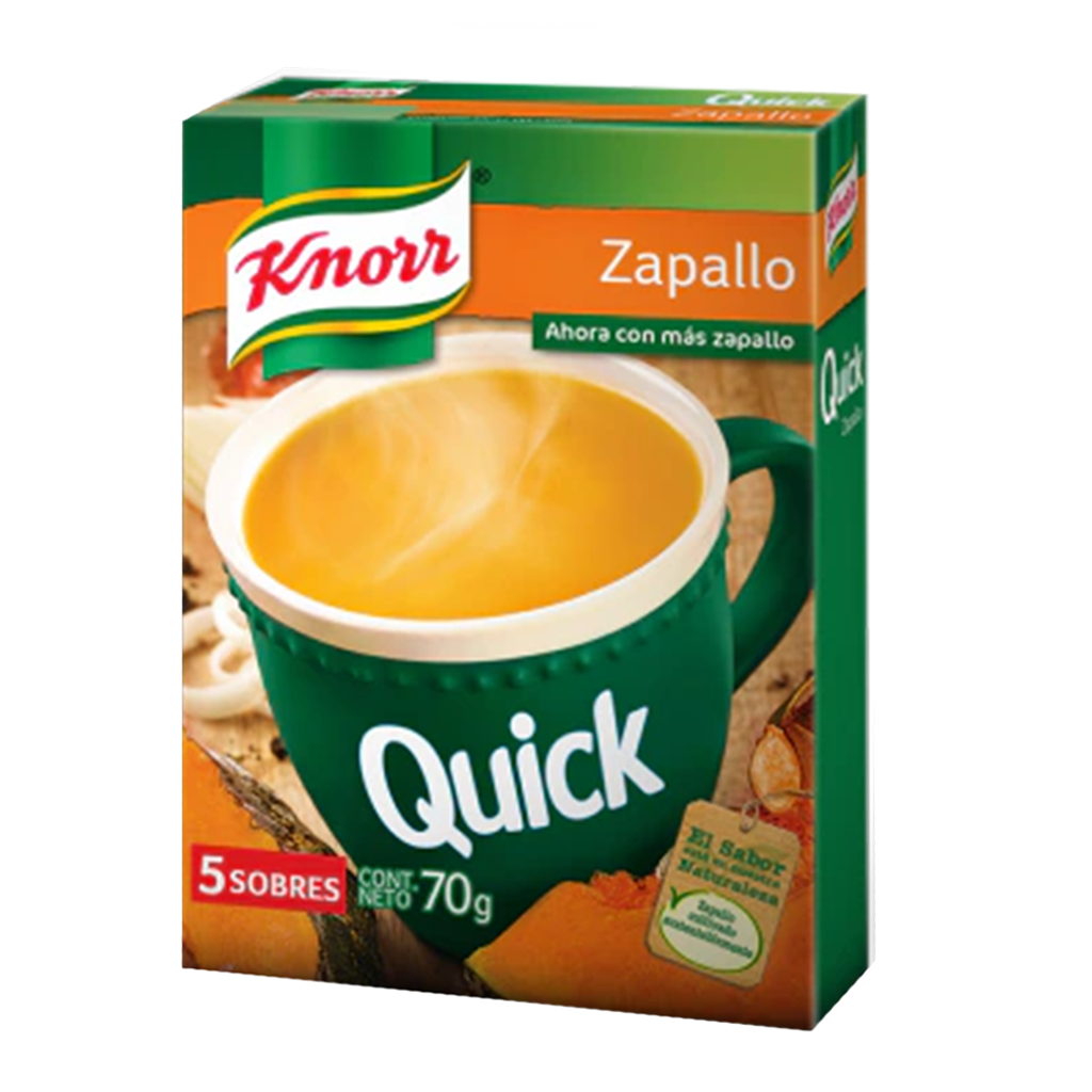 Knorr Sopa Quick Zapallo 5 Sobres