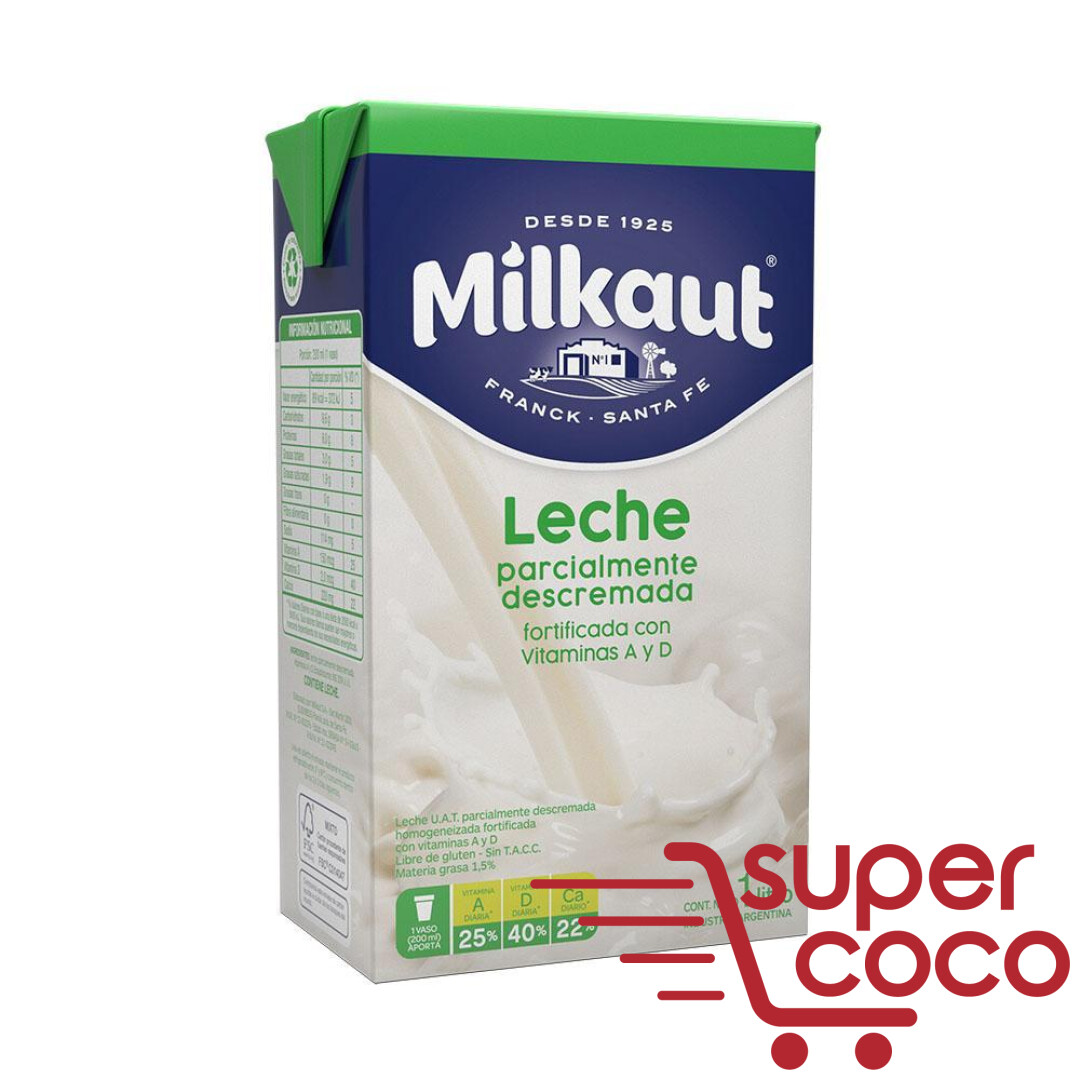 Milkaut Leche Larga Vida Descremada X 1 Lt