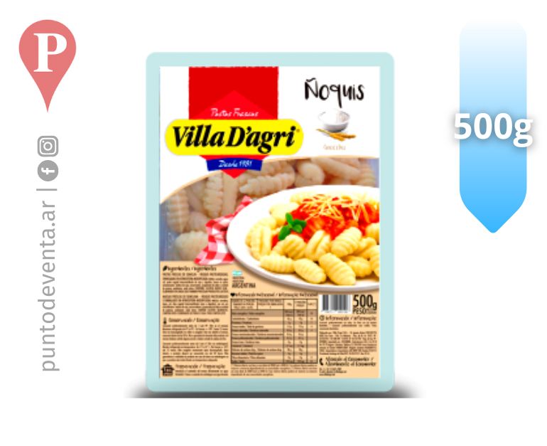 Villa Dagri Ñoquis 500G