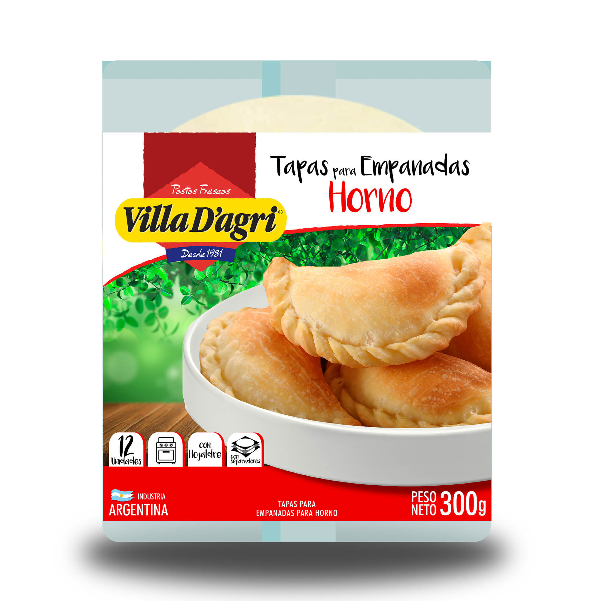 Villa Dagri Tapa Para Empanada D'agri Bolsa X 12 Uni