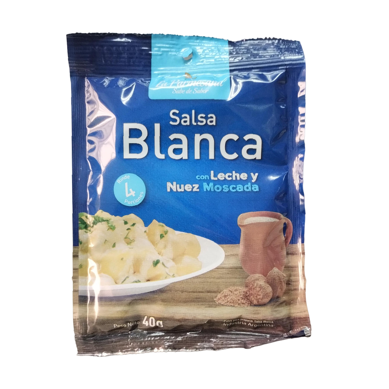 La Parmesana Creamy White Sauce Powder – Milk & Nutmeg Salsa Blanca, 40 G / 1.41 Oz