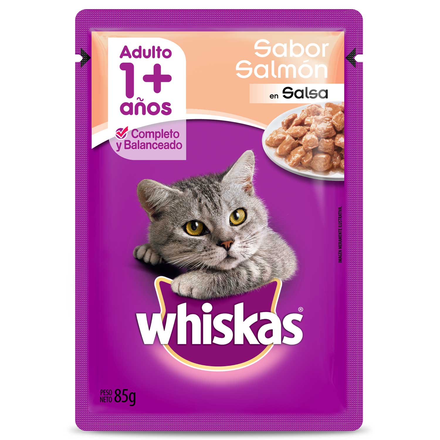 Whiskas Alimento Para Gato Sabor Salmon